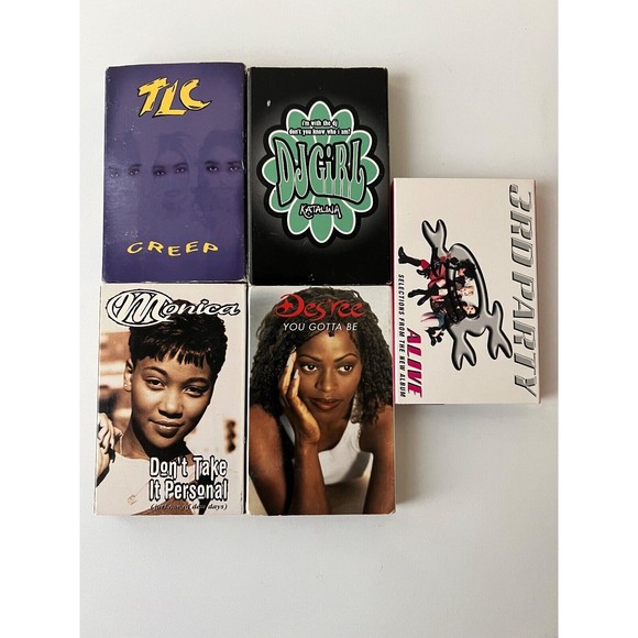 Cassette Single TLC Creep Katalina DJ Girl Monica Personal Des'ree 3rd Party